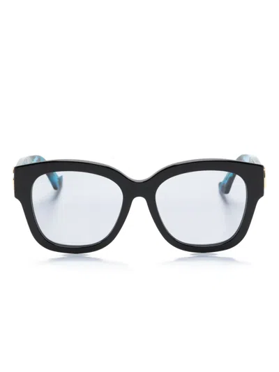 Gucci Sonnenbrille Im Butterfly-design In Black