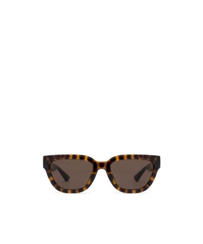 Gucci Butterfly-frame Sunglasses In Brown