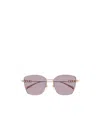 Gucci Butterfly-frame Sunglasses In Purple