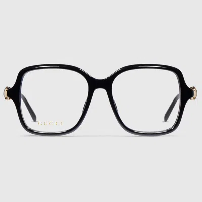 Gucci Butterfly Optical Frame In Yellow