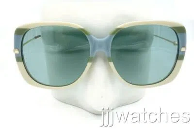Pre-owned Gucci Butterfly Tri-color Women Sunglasses Green Lens Gg0511sa 007 $465