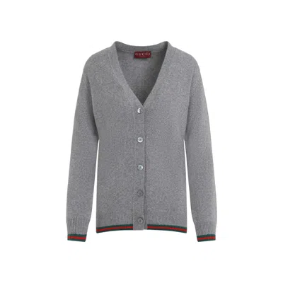 Gucci Button-down Grey Cardigan