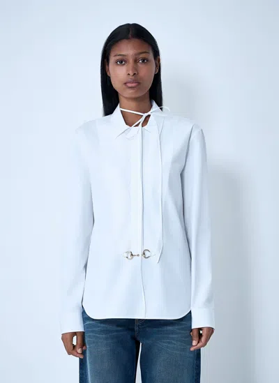GUCCI BUTTON-DOWN HORSEBIT SHIRT