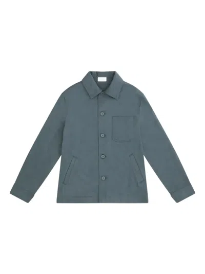 Gucci Kids' Button-fastening Jacket In Blue