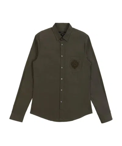 Gucci Button Shirt In Black