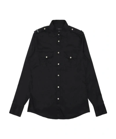 Gucci Button Shirt In Black