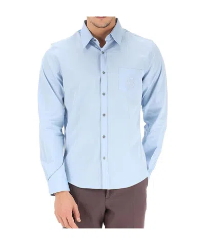 Gucci Cotton Shirt In Blue