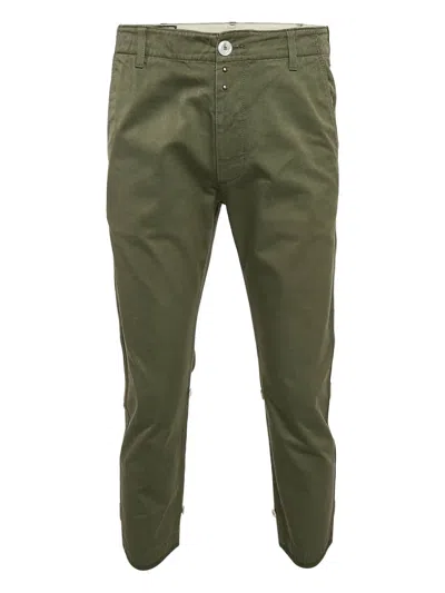 Pre-owned Gucci Button-strap Pants