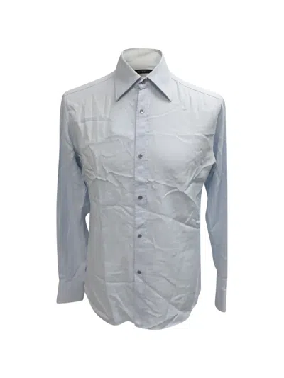 Pre-owned Gucci Button-down Shirt In Blue