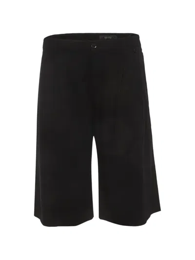 Pre-owned Gucci Button-fastening Shorts In Black