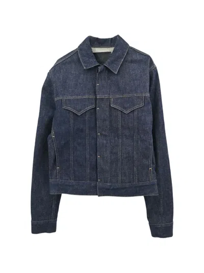Pre-owned Gucci Button-up Denim Jacket In Blue
