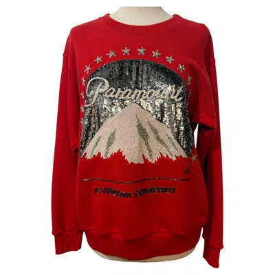 Pre-owned Gucci By Alessandro Michele "paramount Pictures" Sweater Size Xxs (over Fit) In Red