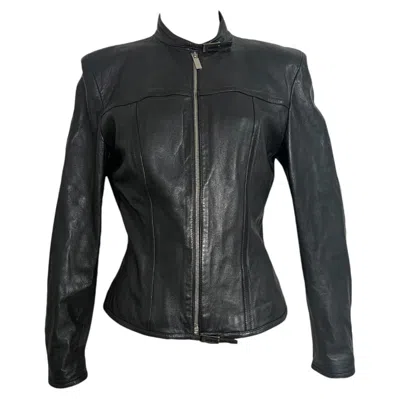 Pre-owned Gucci By Tom Ford, Black Lambskin Leather Jacket, 1997