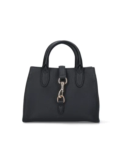 Gucci Calfskin Shoulder Bag For Women In Black