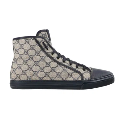 Pre-owned Gucci California Gg High 'beige Blue' | Brown | Men's Size 9.5