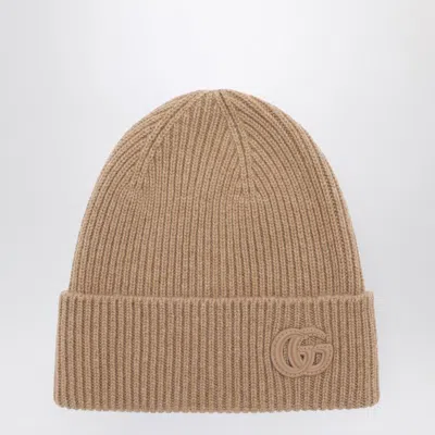 Gucci Camel Cashmere Beanie