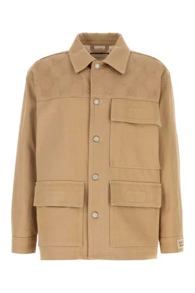 Gucci Camel Cotton Jacket