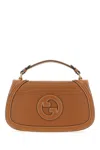 Gucci Medium Structured Handbag Top Handle In Yellow