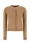Gucci Camel Wool Blend Cardigan