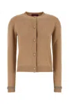 Gucci Camel Wool Blend Cardigan