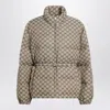 Gucci Camel/ebony Gg Jacket In Brown