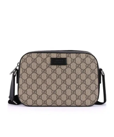 Gucci Camera Crossbody Bag In Beige/black