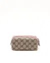 Gucci Canvas And Leather Pouch In Multi