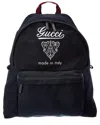 Gucci Canvas Backpack In Blue