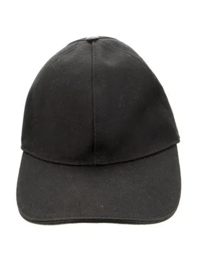 Pre-owned Gucci Canvas Baseball Cap In Blue
