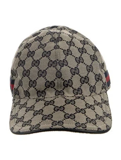 Pre-owned Gucci Canvas Baseball Hat In Neutral