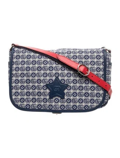 Pre-owned Gucci Kids' Canvas In Blue