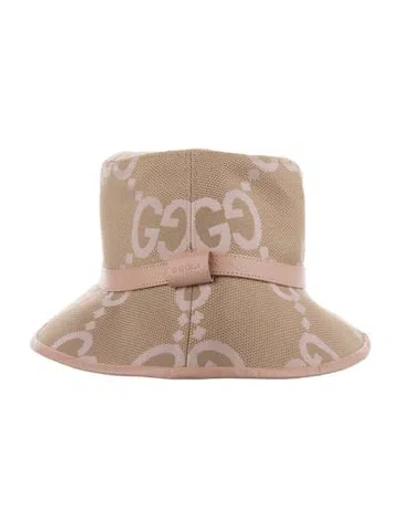 Pre-owned Gucci Canvas Bucket Hat In Multi
