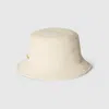 Gucci Canvas Bucket Hat In White
