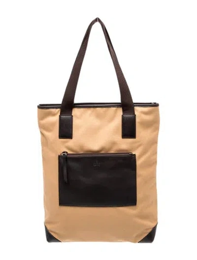 Pre-owned Gucci Canvas Canvas Tote Bag In Neutral
