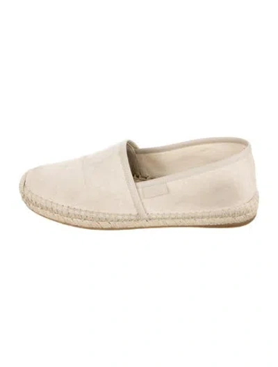 Pre-owned Gucci Canvas Espadrilles In Neutral