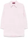 Shop Gucci Canvas Overshirt In Pink