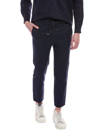 Gucci Canvas Pant In Blue