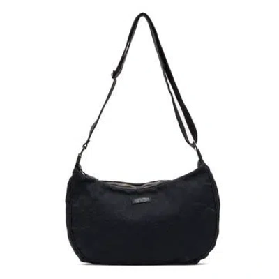 Pre-owned Gucci Canvas Round Messenger Null In Black