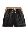 Gucci Canvas Shorts In Black