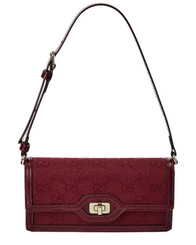 GUCCI GUCCI CANVAS SHOULDER BAG