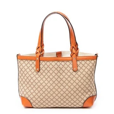 Pre-owned Gucci Canvas Small Craft Tote In Neutral