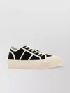 Gucci Canvas Sneakers With Contrast Trim And Rubber Sole