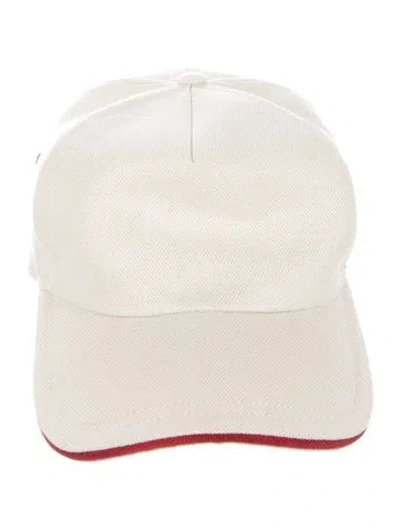 Pre-owned Gucci Canvas Web Baseball Cap In Neutral