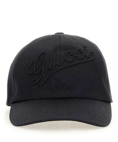 Gucci Cap In Black