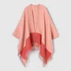 Gucci Cape Aus Wolle Und Kaschmir In Pink