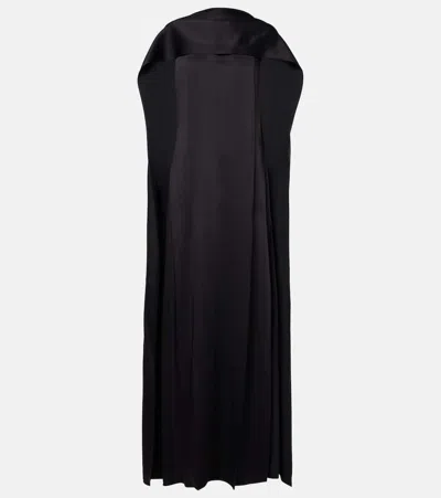Gucci Caped Gown In Black