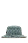 Gucci Cappello In Denim Gg Donna