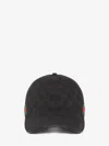 Gucci Web Cap In Black