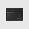 Gucci Card Case With Logo In Black