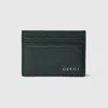 Gucci Card Case With  Logo In Green